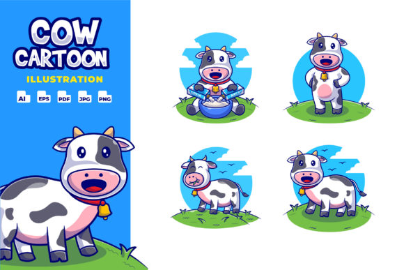 Cute Cow Mascot Cartoon Illustration: Strategic Value for Brands and Creators