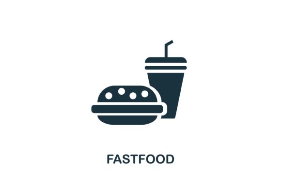 Fastfood Icon: Enhancing Visual Communication in Web Design and Infographics