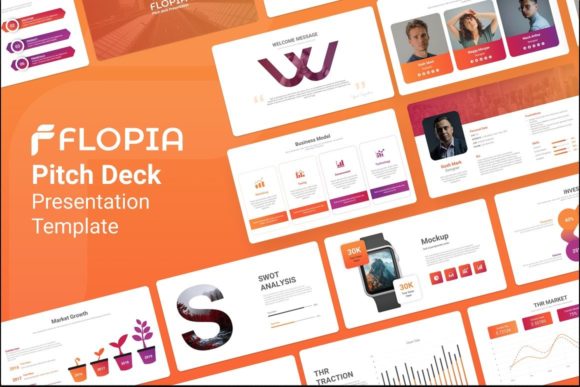 Flopia Pitch Deck Template: Elevate Your Presentation Game