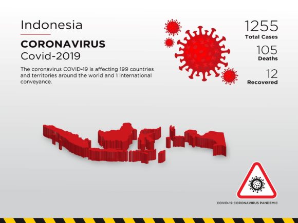 Indonesia Affected Country 3D Map: A Smart Tool for Clear Pandemic Communication