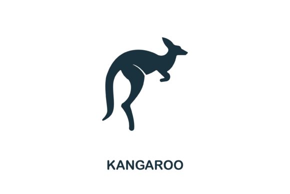 Kangaroo Icon: A Versatile Design Asset