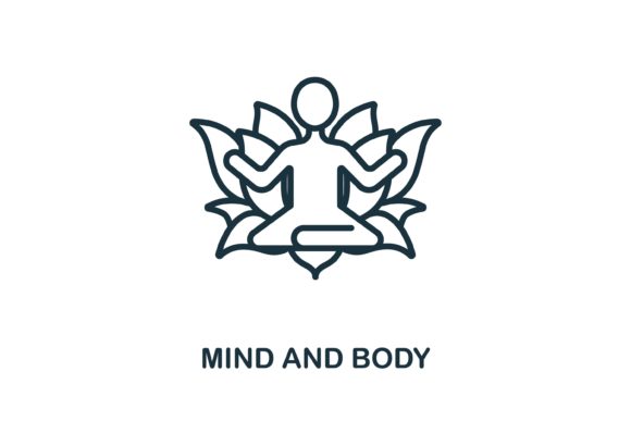 Mind and Body: A Harmonious Design Icon for Modern Creatives