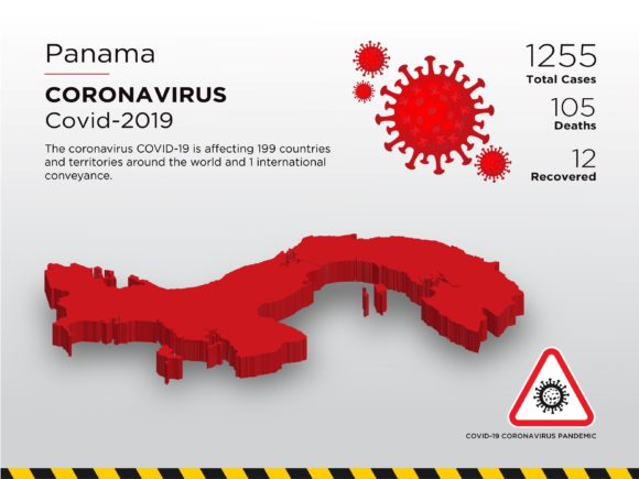 Panama Affected Country 3D Map: A Vital Tool for Understanding and Responding to the Coronavirus Pandemic