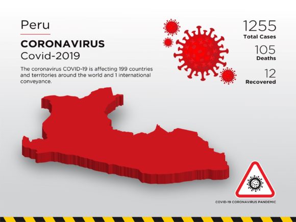 Peru 3D Map Highlights Pandemic Impact