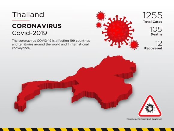 Thailand Affected Country 3D Map – A Visual Tool for Understanding the Pandemic
