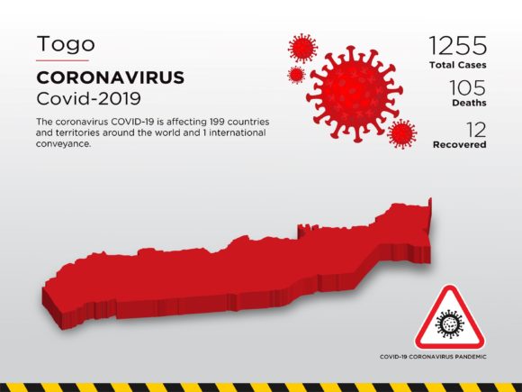 Togo 3D Map: Visualizing Coronavirus Impact
