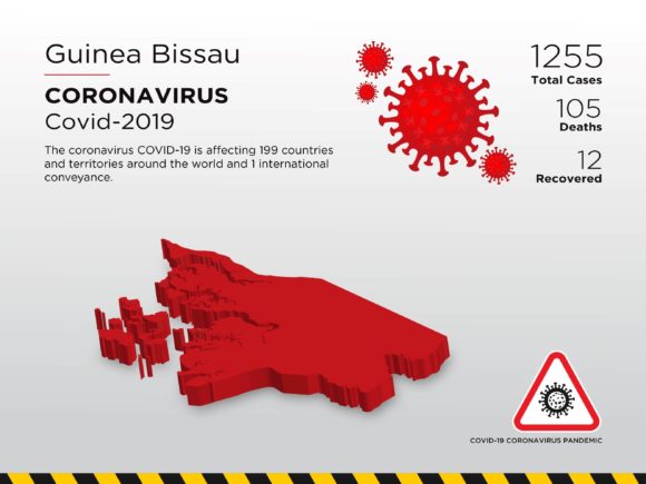 Understanding the Impact of the Guinea-Bissau Affected Country 3D Map in Pandemic Communication